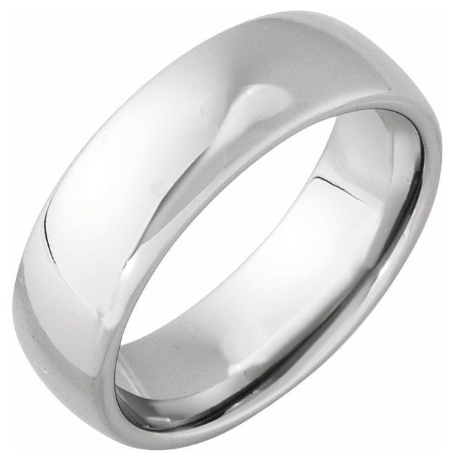 Tungsten European-Style Comfort-Fit Band