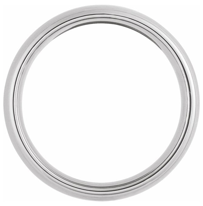 Tungsten European-Style Comfort-Fit Band