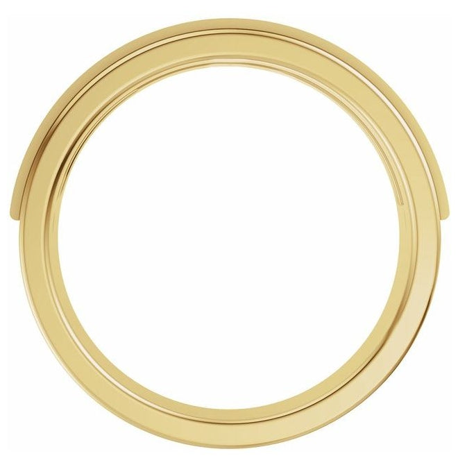 14K Yellow Or White Gold  Round 2.1 Mm 5.8 Mm Vs, F+ Polished 5/8 Ctw Lab-Grown Diamond Band