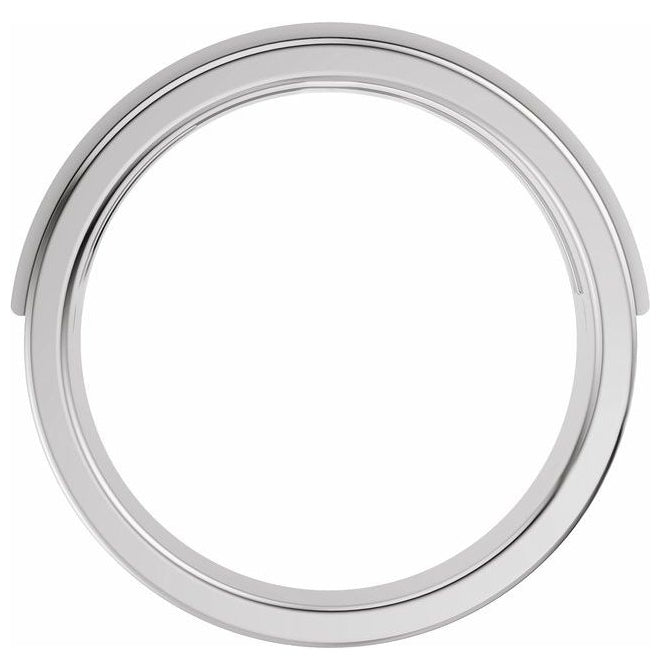 14K Yellow Or White Gold  Round 2.1 Mm 5.8 Mm Vs, F+ Polished 5/8 Ctw Lab-Grown Diamond Band