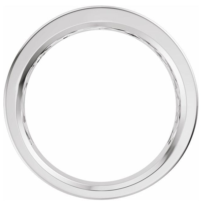 14K Yellow Or White Gold  Round 1.6 Mm 6.7 Mm Vs, F+ Polished 1/6 Ctw Lab-Grown Diamond Band
