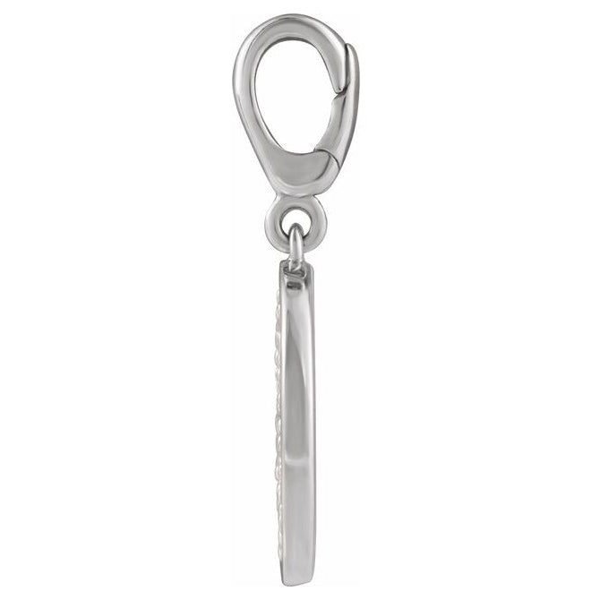 14K Yellow Or White Gold Round 1.4Mm I1, G-H Polished 1/2 Ctw Natural Diamond Pave Disc Charm/Pendant