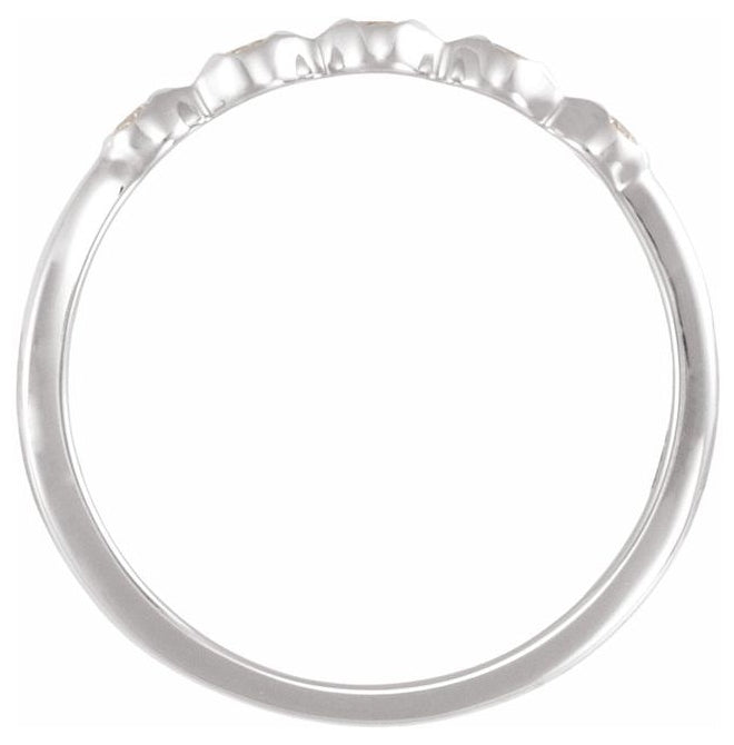 14K Yellow Or White Gold Round 1.8 Mm Polished 1/8 Ctw Lab-Grown Diamond Anniversary Band