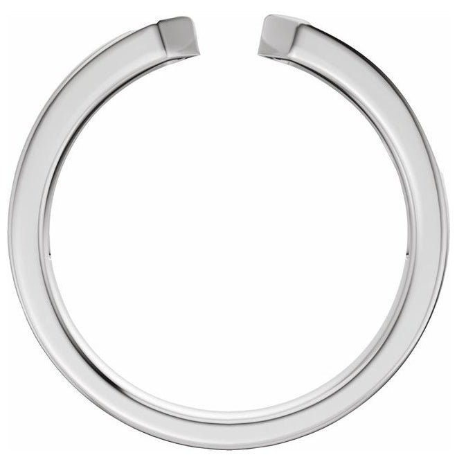 14K Yellow Or White Gold  Round  1.7 Mm Vs, F+  Polished 1/5 Ctw Lab-Grown Diamond Open Band