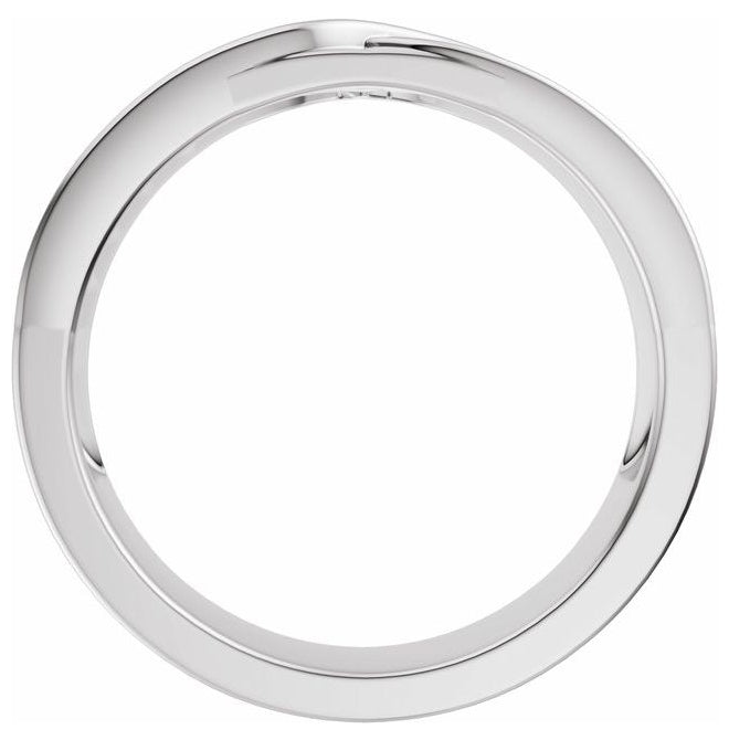 14K Yellow Or White Gold Round 1 Mm Polished 1/8 Ctw Lab-Grown Diamond Band