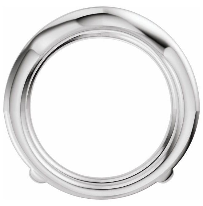 14K Yellow Or White Gold Round 1.7 Mm Polished 1 Ctw Lab-Grown Diamond Ring Guard