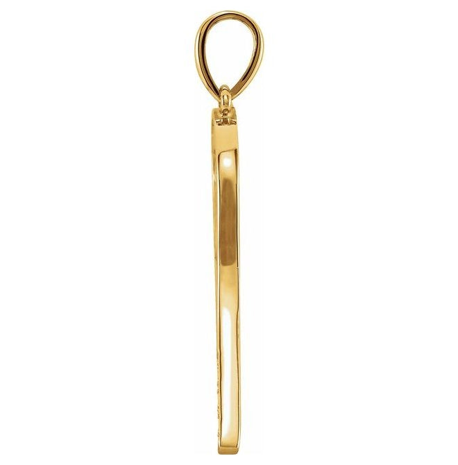 14K Yellow Or White Or Rose Gold Round 1Mm I1, G-H Polished .01 Ctw Natural Diamond Charm/Pendant