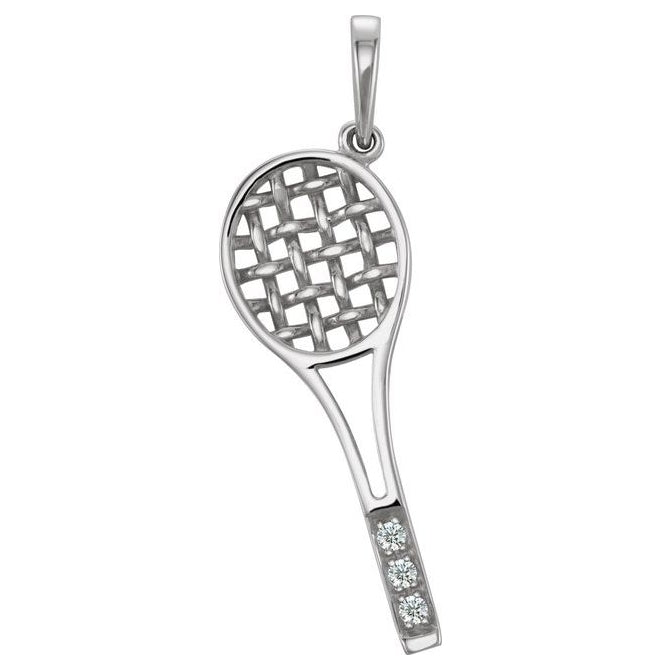 14K Yellow Or White Or Rose Gold Round 1Mm I1, G-H Polished .01 Ctw Natural Diamond Charm/Pendant