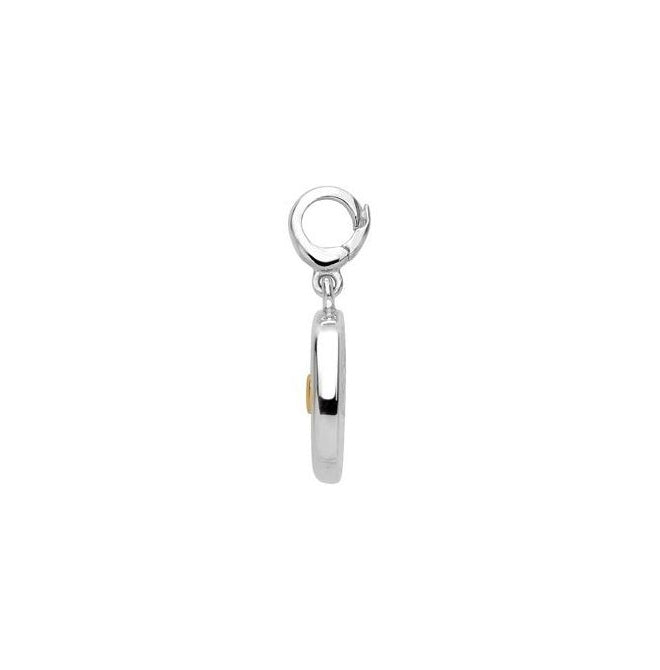 14K Yellow Gold 13 X 12 Mm Polished Floral Charm/Pendant