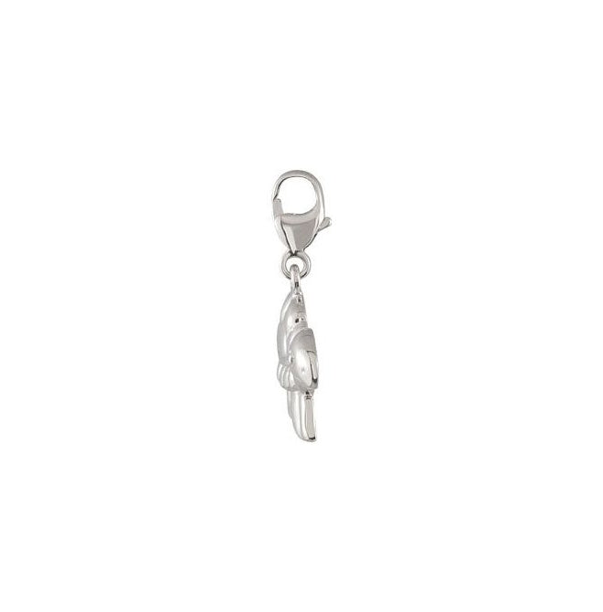 Sterling Silver 12 X 16.9 Mm Polished Turtle Charm/Pendant