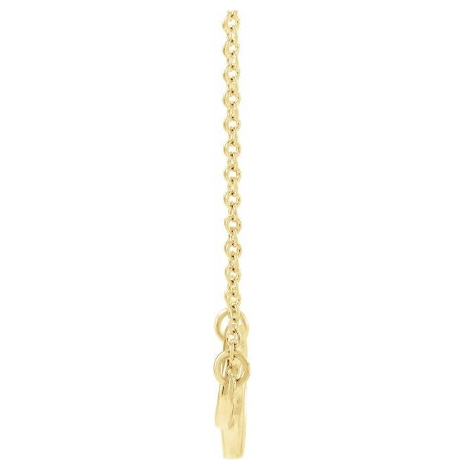 18K Yellow Gold-Plated Sterling Silver 16-18 In Polished Interlocking Circle Necklace