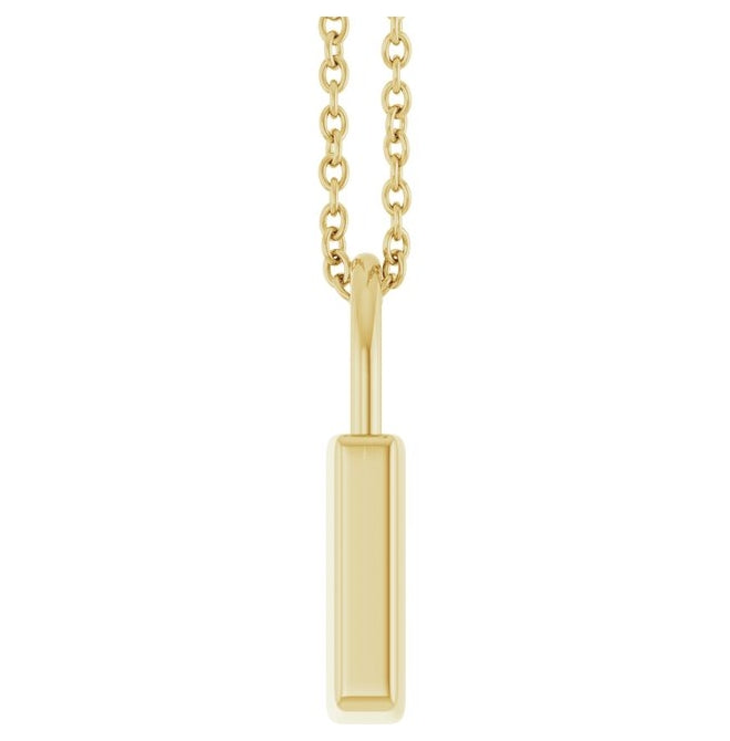 14K Yellow Gold Or Sterling Silver 15 X 9.7 Mm Polished Engravable 16-18 In Lock Necklace