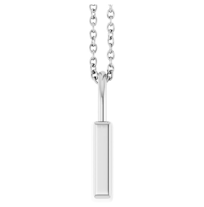 14K Yellow Gold Or Sterling Silver 15 X 9.7 Mm Polished Engravable 16-18 In Lock Necklace