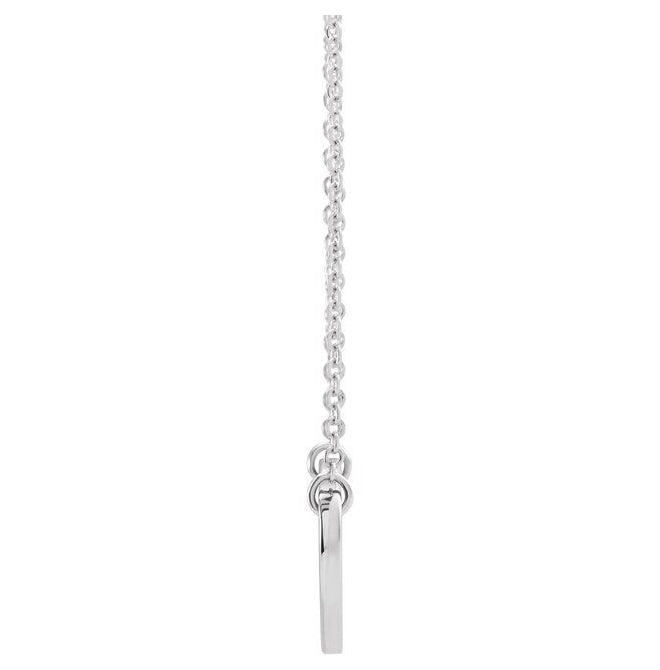 Sterling Silver Round 1.5 Mm 18 In Polished Natural Peridot Engravable Heart Necklace