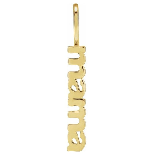 18K Yellow Gold-Plated Sterling Silver Polished Mama Charm/Pendant