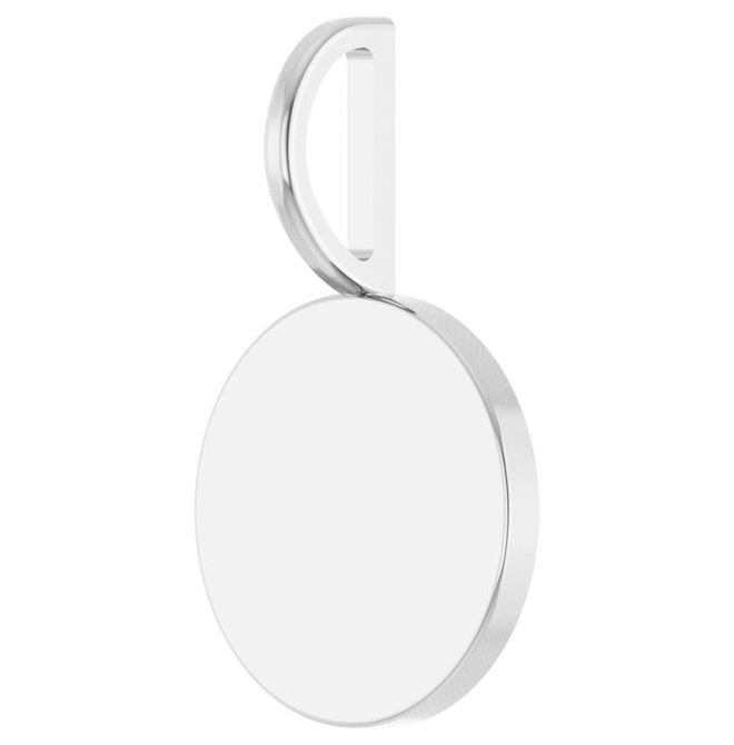 14K Yellow Or White Gold Or Sterling Silver 19 X 11.6 Mm Polished Engravable Disc Charm/Pendant