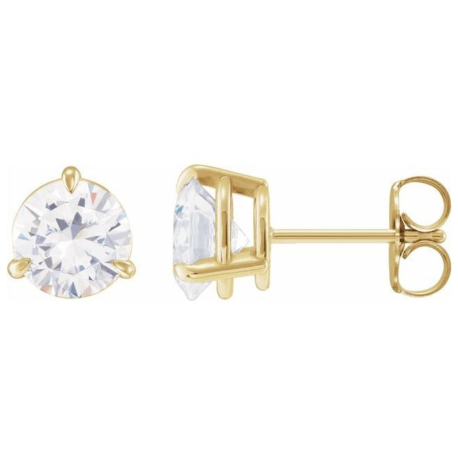 14K Yellow Gold 1/5 CTW Natural Diamond Earrings