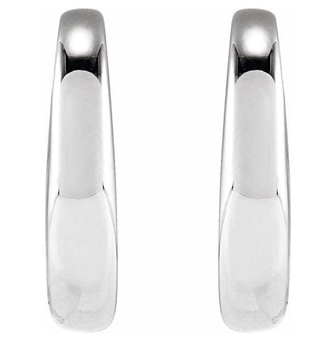 14K Yellow Or Rose Gold Or Sterling Silver 13.9 X 3.6 Mm Each Backless Polished Domed Ear Cuff