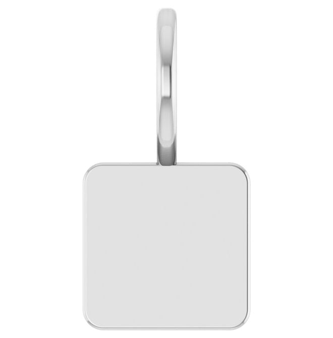 14K Yellow Gold Or Sterling Silver 15.4 X 8 Mm Polished Engravable Pendant