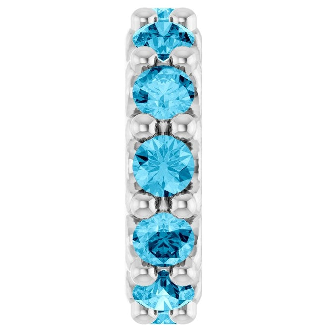 14K Yellow Or White Gold Or Sterling Silver Round 2 Mm Polished Natural Birthstone Spacer Charm/Pendant
