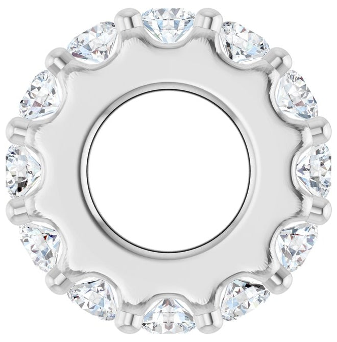 14K Yellow Or White Gold Or Sterling Silver Round 2 Mm Polished Natural Birthstone Spacer Charm/Pendant