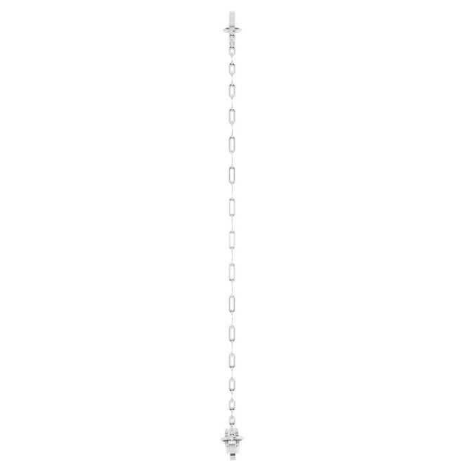 14K Yellow Gold Or Sterling Silver 14 X 5 Mm 7 In Polished Engravable Keyhole Chain Bracelet