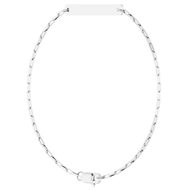 14K Yellow Gold Or Sterling Silver 27 X 3.5 Mm 7 In Polished Engravable Paperclip-Style Chain Bracelet