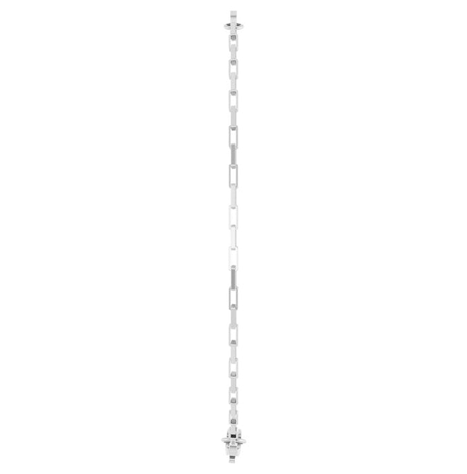 14K Yellow Gold Or Sterling Silver 27 X 3.5 Mm 7 In Polished Engravable Paperclip-Style Chain Bracelet