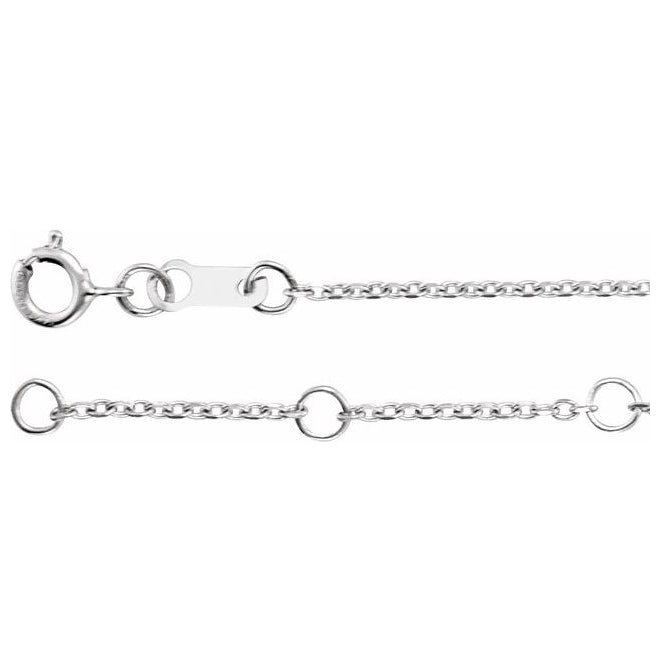 14K Yellow Gold Or Sterling Silver 1-Stone Round 3 Mm 7.2 X 3.5 Mm 6 1/2-7 1/2 In Vs, F+ Polished 1/10 Ct Lab-Grown Diamond Bezel-Set Bracelet