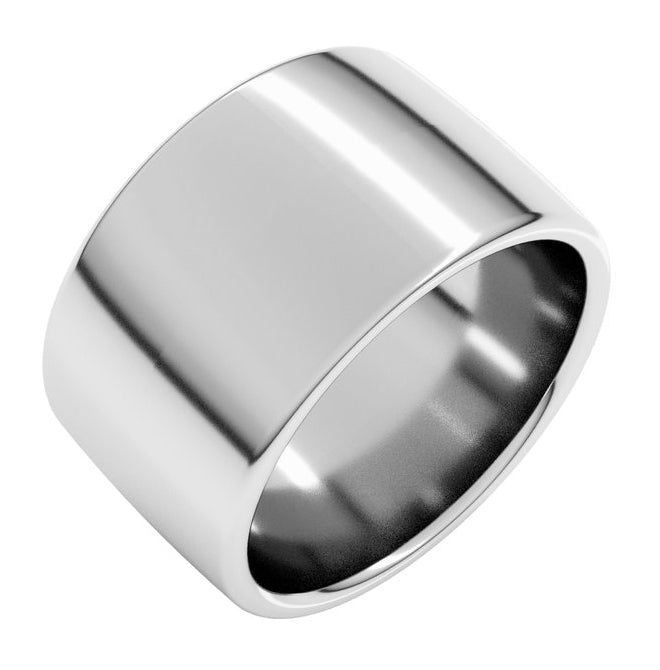 14K Yellow Gold Or Sterling SIlver Or Platinum Comfort-Fit European-Style Band