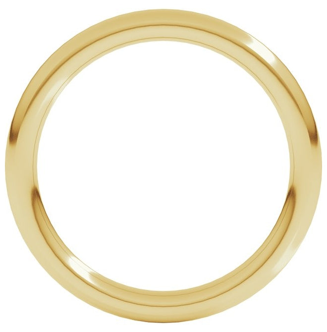 14K Yellow Or White Or Rose Gold Or Sterling Silver Or Platinum Heavyweight Comfort-Fit European-Style Band
