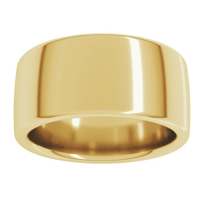 14K Yellow Or White Or Rose Gold Or Sterling Silver Or Platinum Heavyweight Comfort-Fit European-Style Band