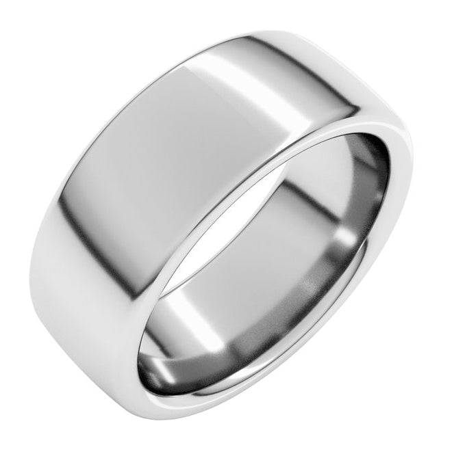 14K Yellow Or White Or Rose Gold Or Sterling Silver Or Platinum Heavyweight Comfort-Fit European-Style Band