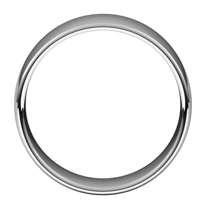 14K Yellow Or White Gold O Platinum Lightweight Comfort-Fit European-Style Band