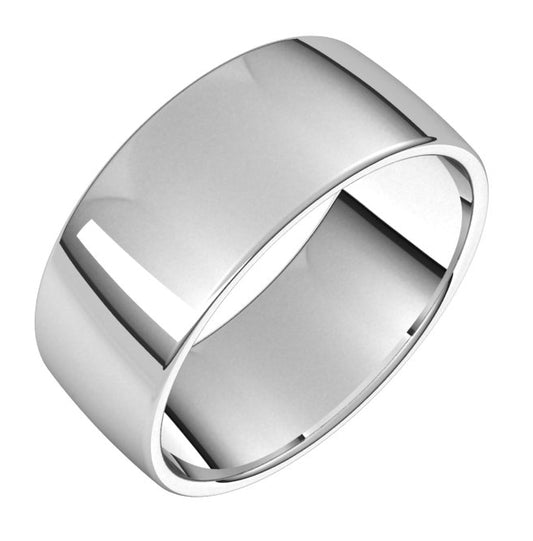 14K Yellow Or White Gold O Platinum Lightweight Comfort-Fit European-Style Band