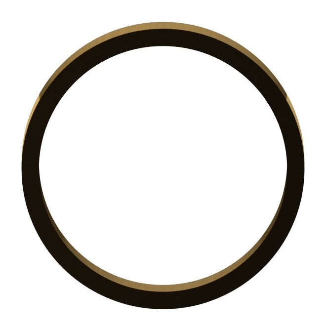 18K Yellow Gold 3.5 mm Flat Band Size 7