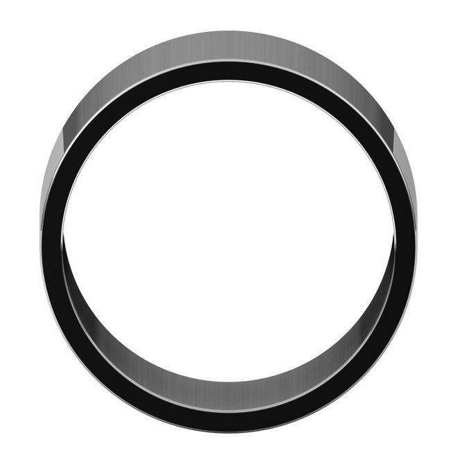 14K Yellow Or White Or Rose Gold Or Platinum Flat Band