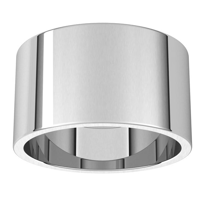14K Yellow Or White Or Rose Gold Or Platinum Flat Band
