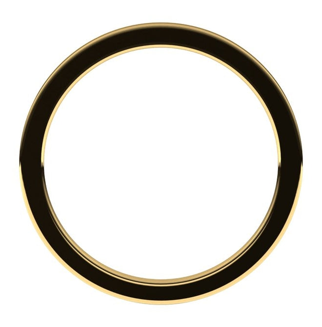 10K Yellow Gold Comfort-Fit Flat Band