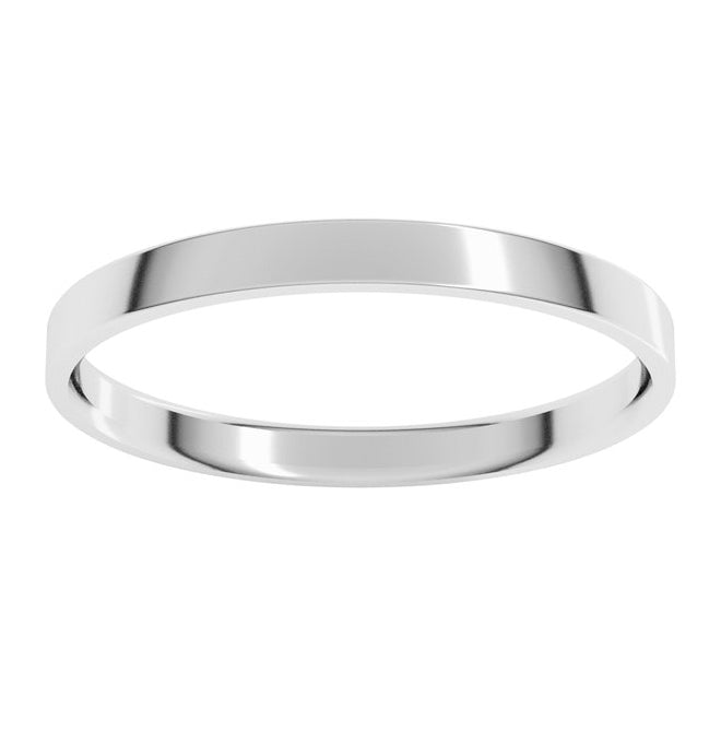 10K Yellow Or White Or Rose Gold Ultra-Lightweight Comfort-Fit Flat Band
