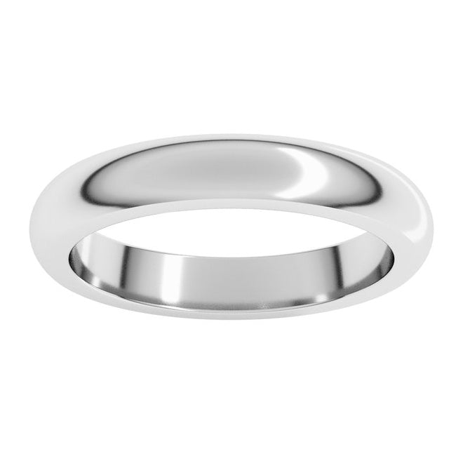 14K Yellow Or White Gold Heavyweight Half Round Band