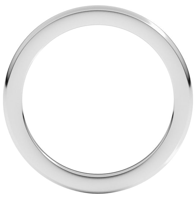 14K Yellow Or White Gold Heavyweight Half Round Band
