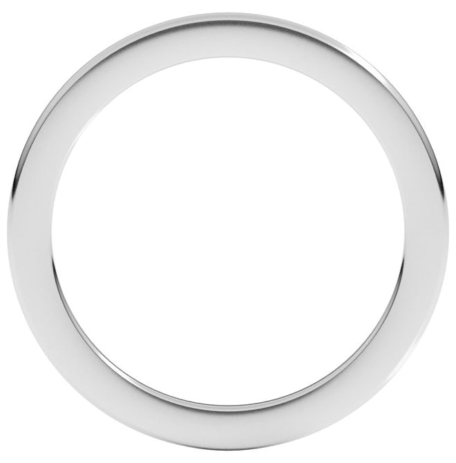 14K Yellow Or White Gold Heavyweight Half Round Band