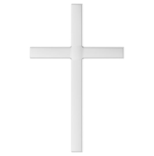 14K Yellow Gold Or Sterling Silver 33x20.9 mm Polished Cross Pendant