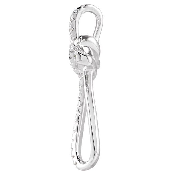 14K Yellow Or White Gold Round 1.2 Mm 1, G-H Polished 1/5 Ctw Natural Diamond Cross Pendant