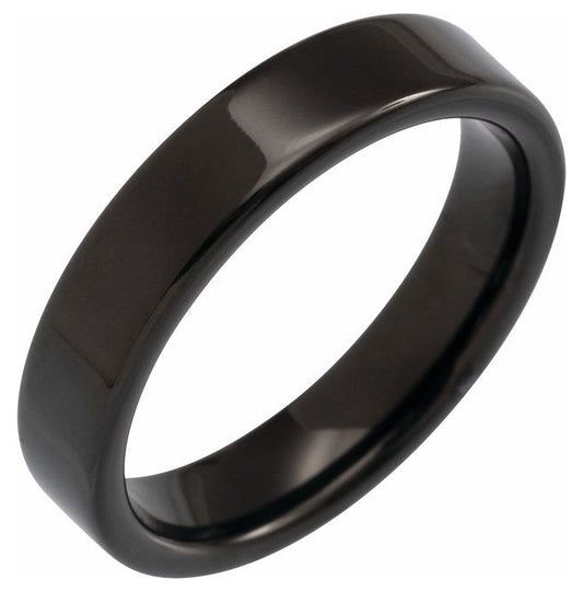 Black PVD Tungsten Flat Band
