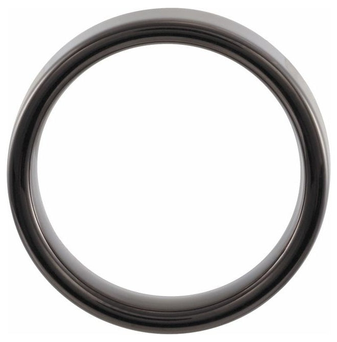 Black PVD Tungsten Flat Band