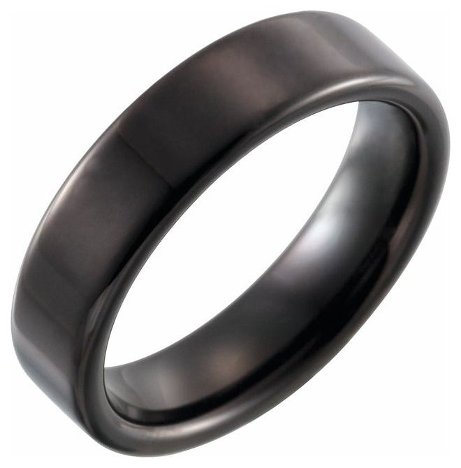 Black PVD Tungsten Flat Band