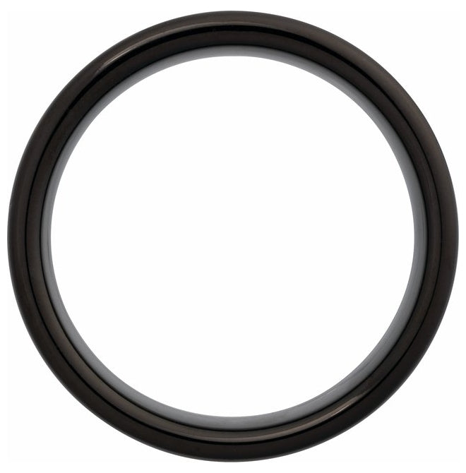 Black PVD Tungsten Flat Band