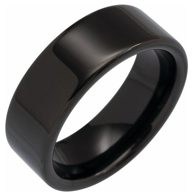 Black PVD Tungsten Flat Band